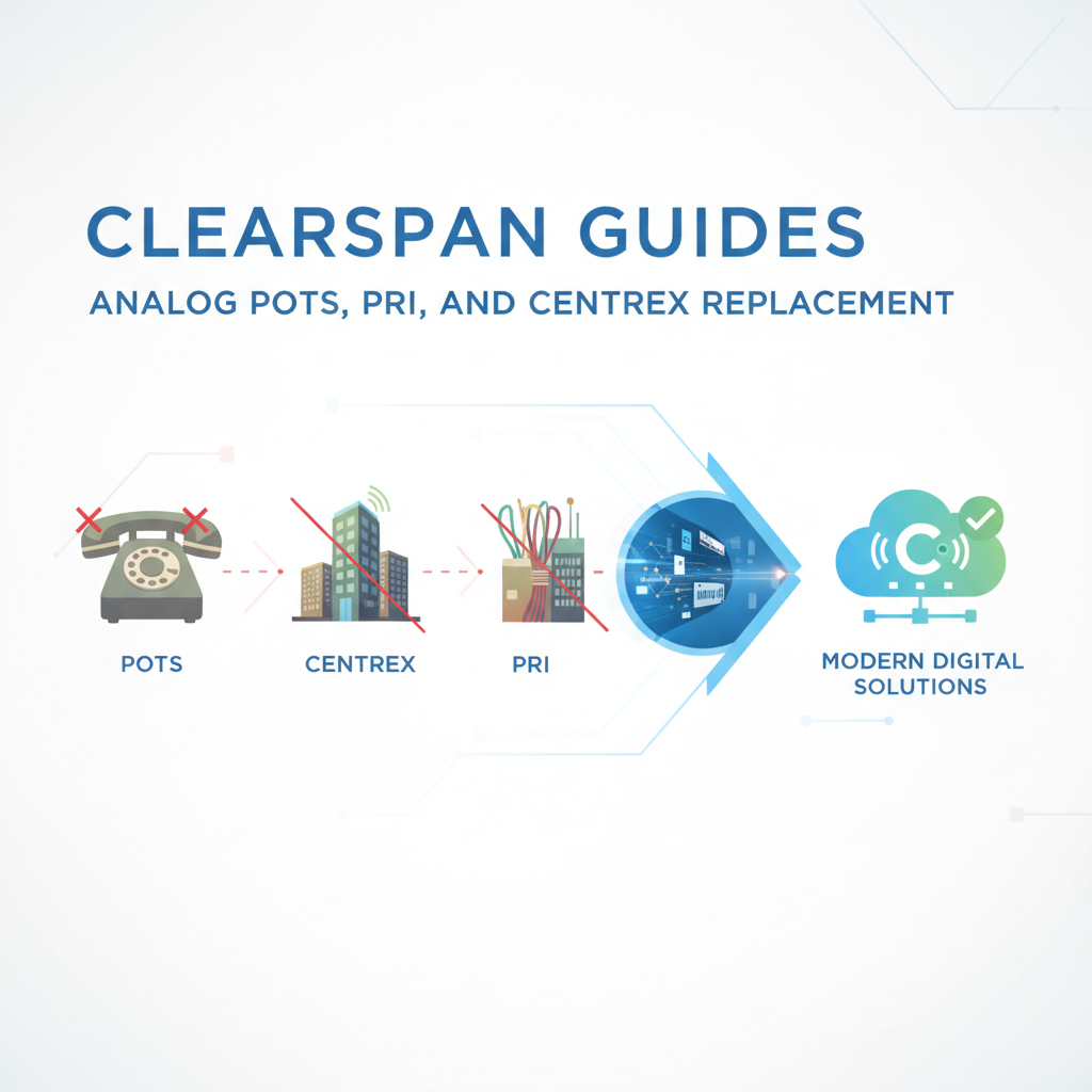Clearspan Guides Analog POTS, PRI and Centrex Replacement