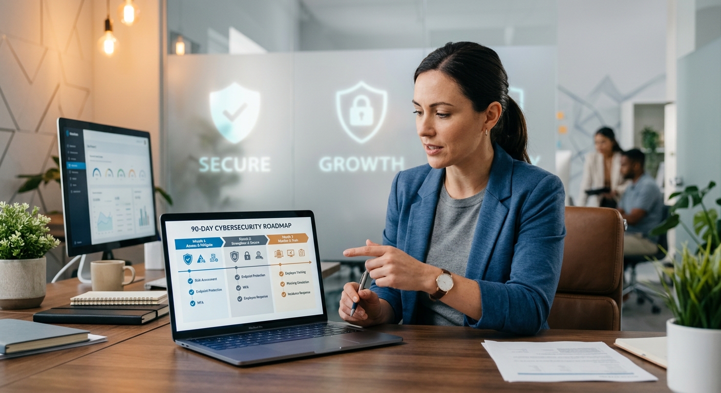 How Bridgeport-Stamford SMBs Can Build a 90-Day Cybersecurity Plan