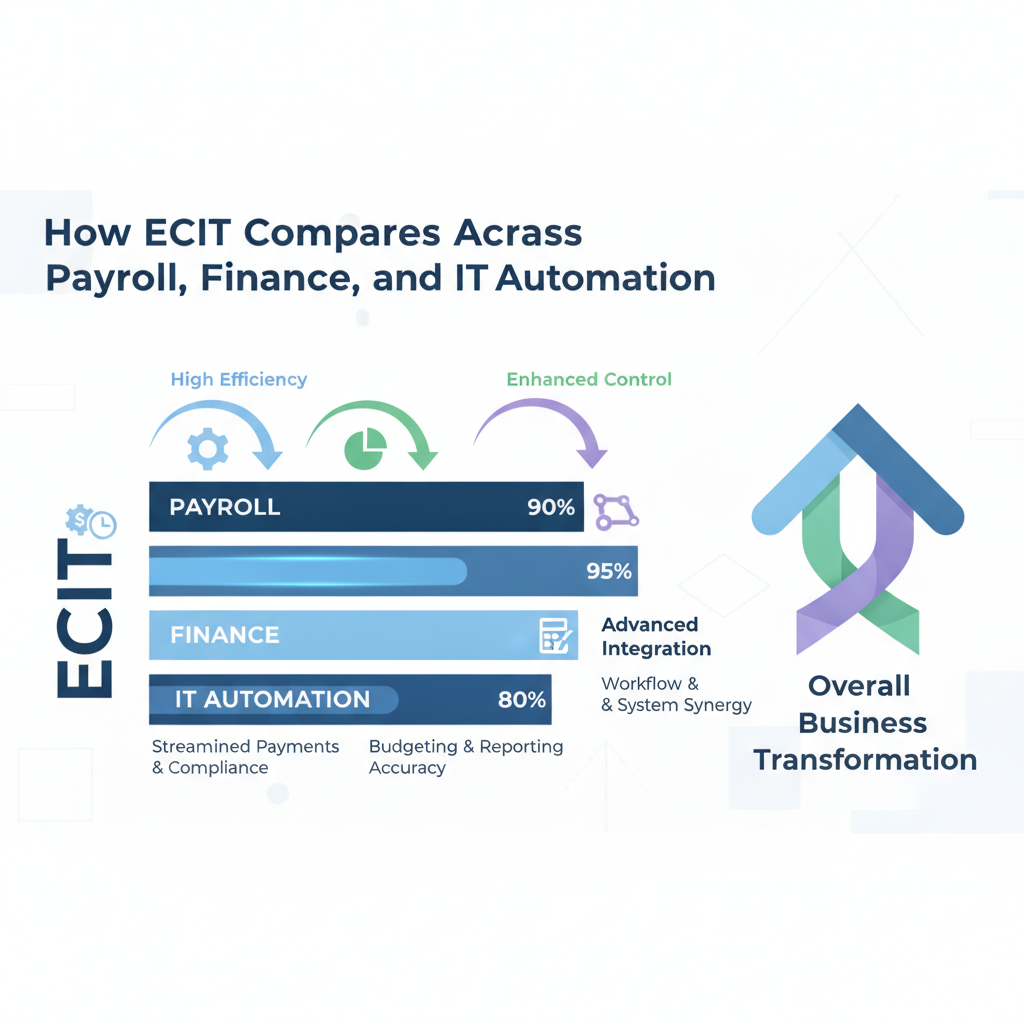 How ECIT Compares Across Payroll, Finance, and IT Automation