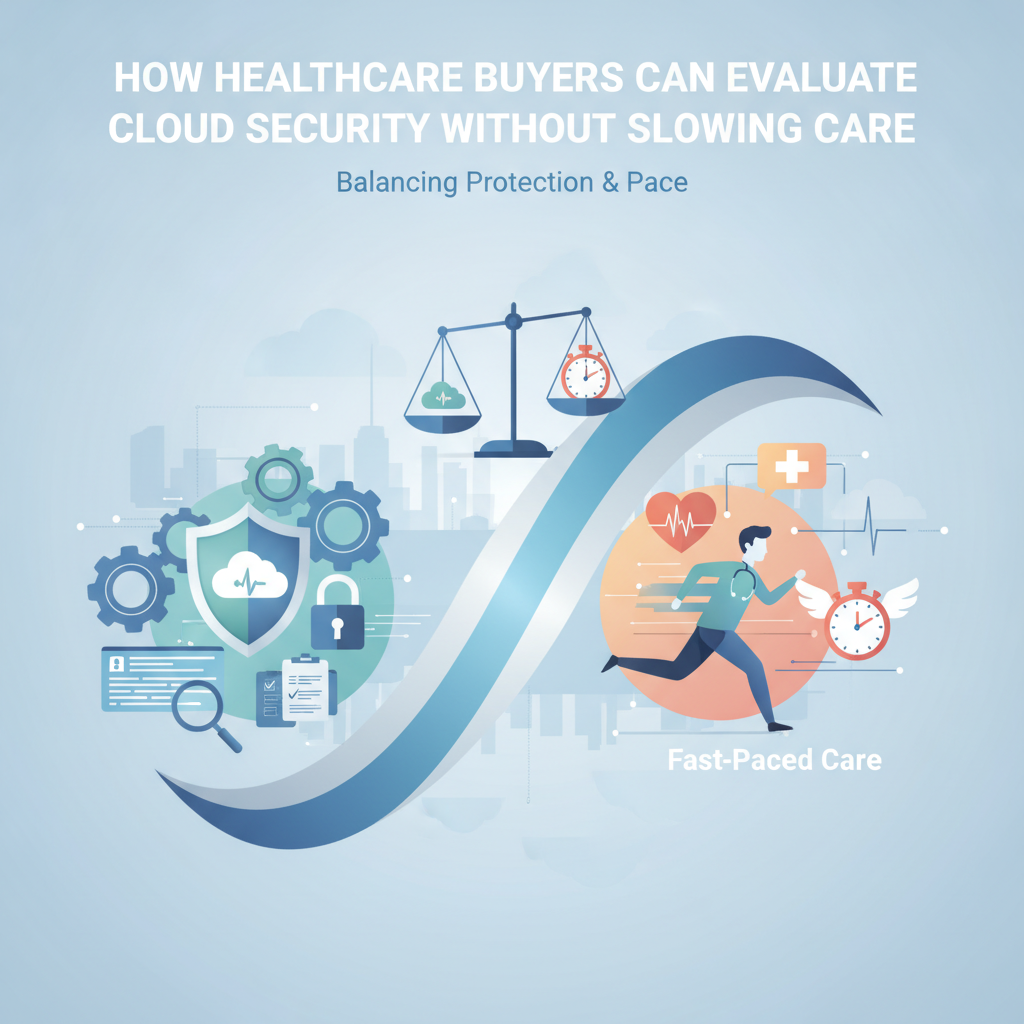 How Healthcare Buyers Can Evaluate Cloud Security Without Slowing Care
