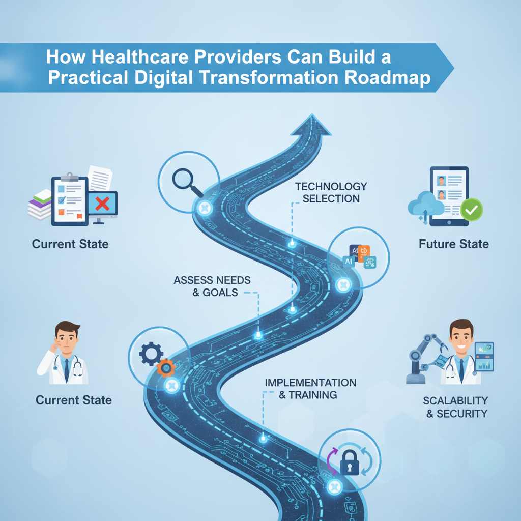How Healthcare Providers Can Build a Practical Digital Transformation Roadmap