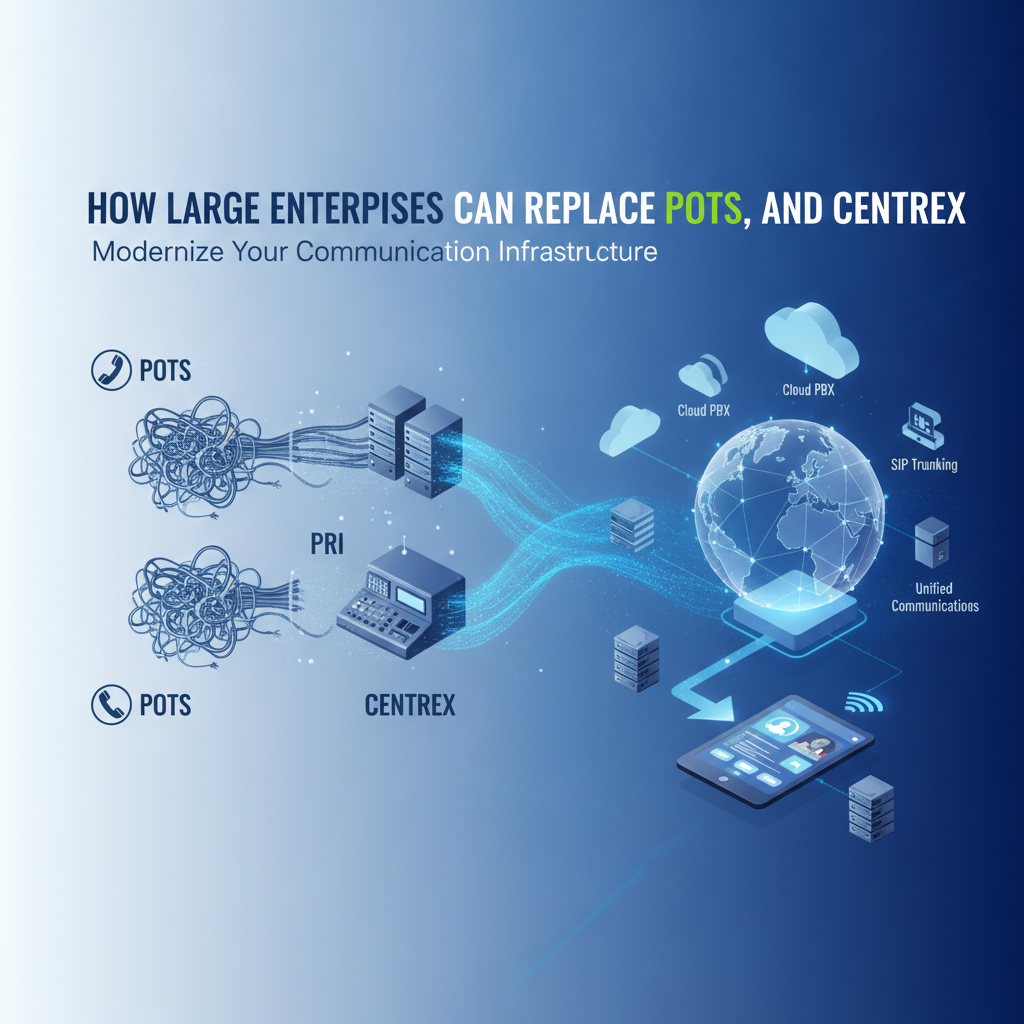 How Large Enterprises Can Replace POTS, PRI, and Centrex