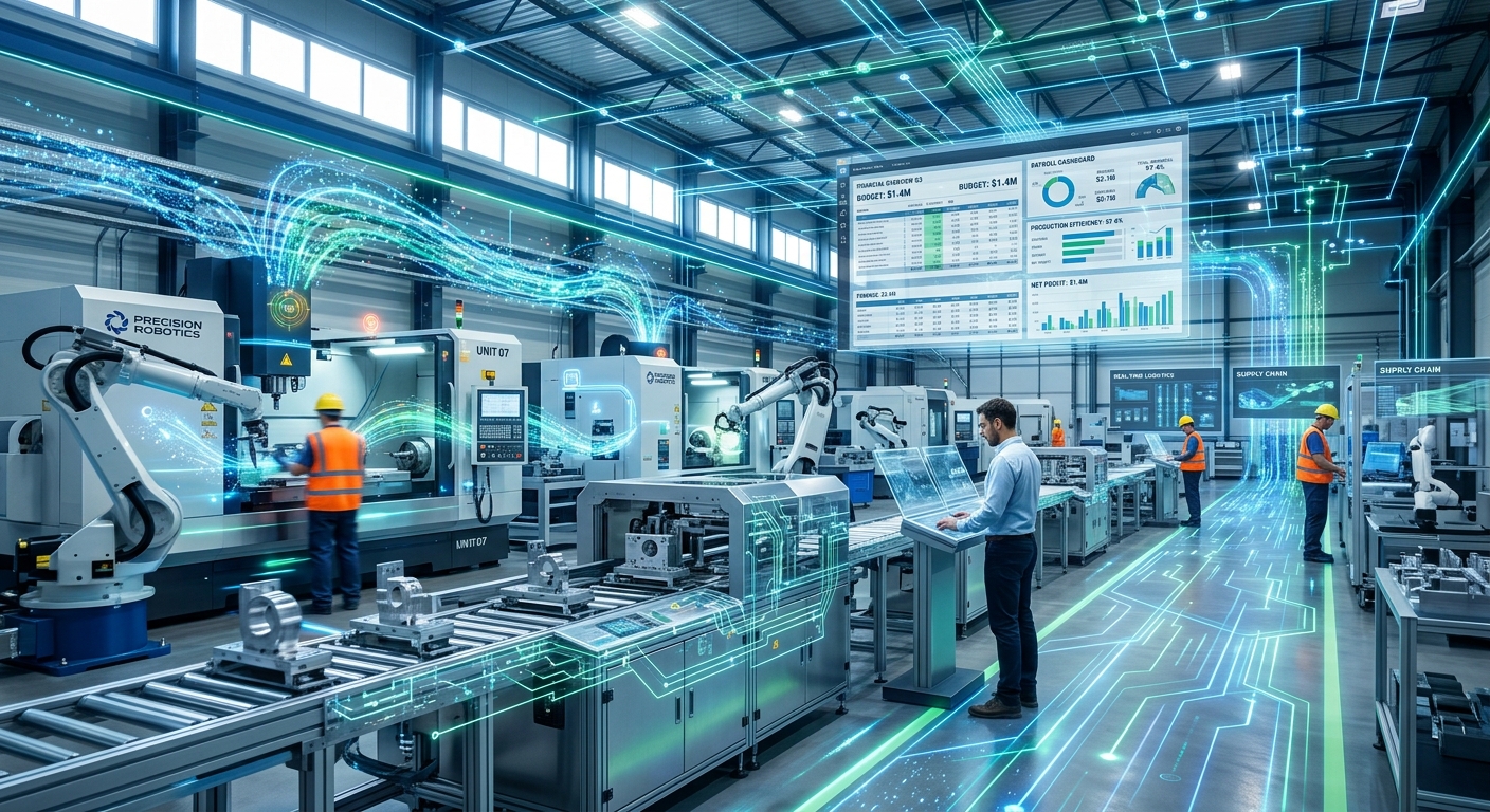 How Manufacturers Can Connect Automation to Finance and Payroll