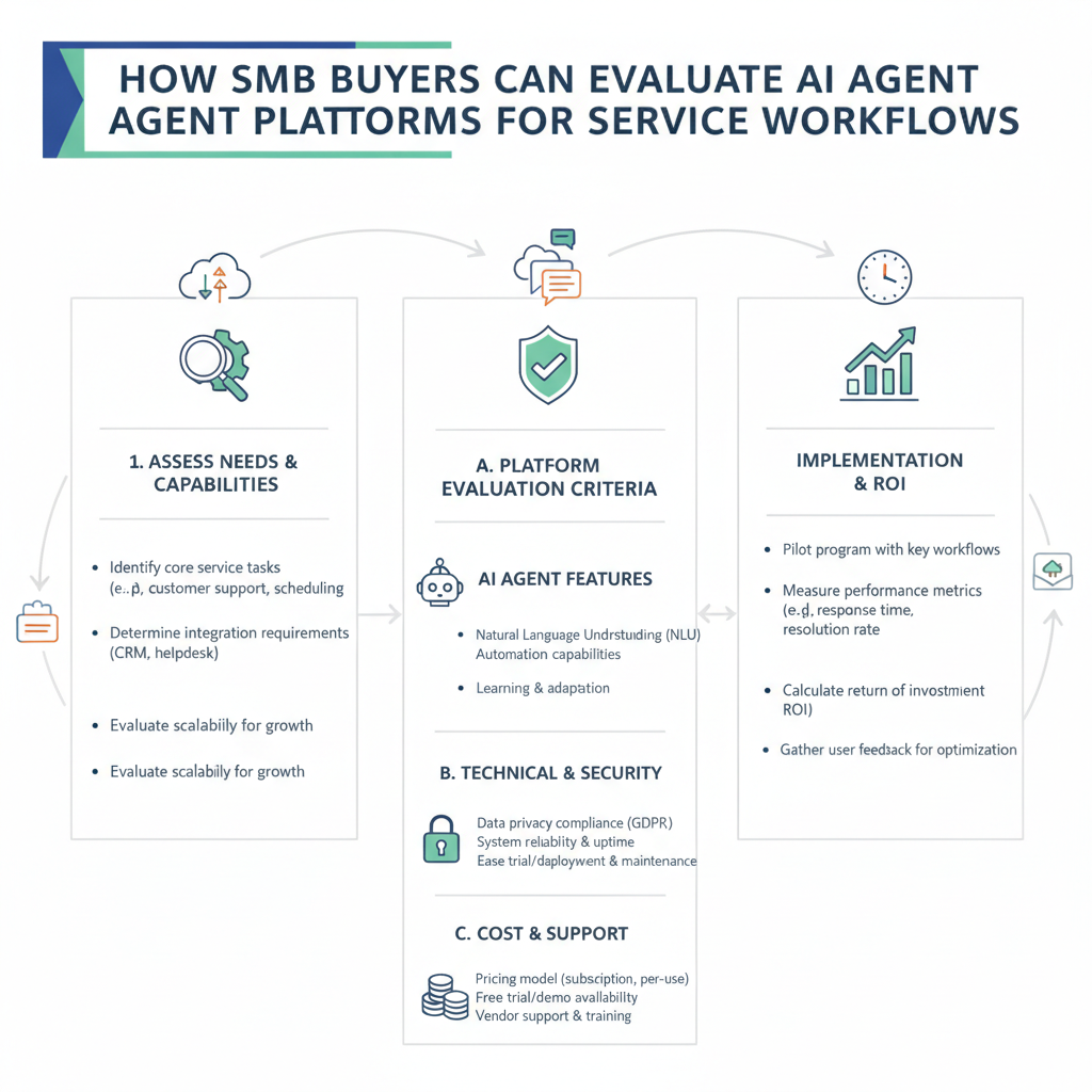 How SMB Buyers Can Evaluate AI Agent Platforms for Service Workflows
