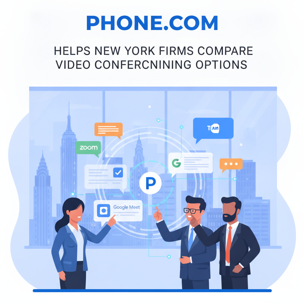 Phone.com Helps New York Firms Compare Video Conferencing Options